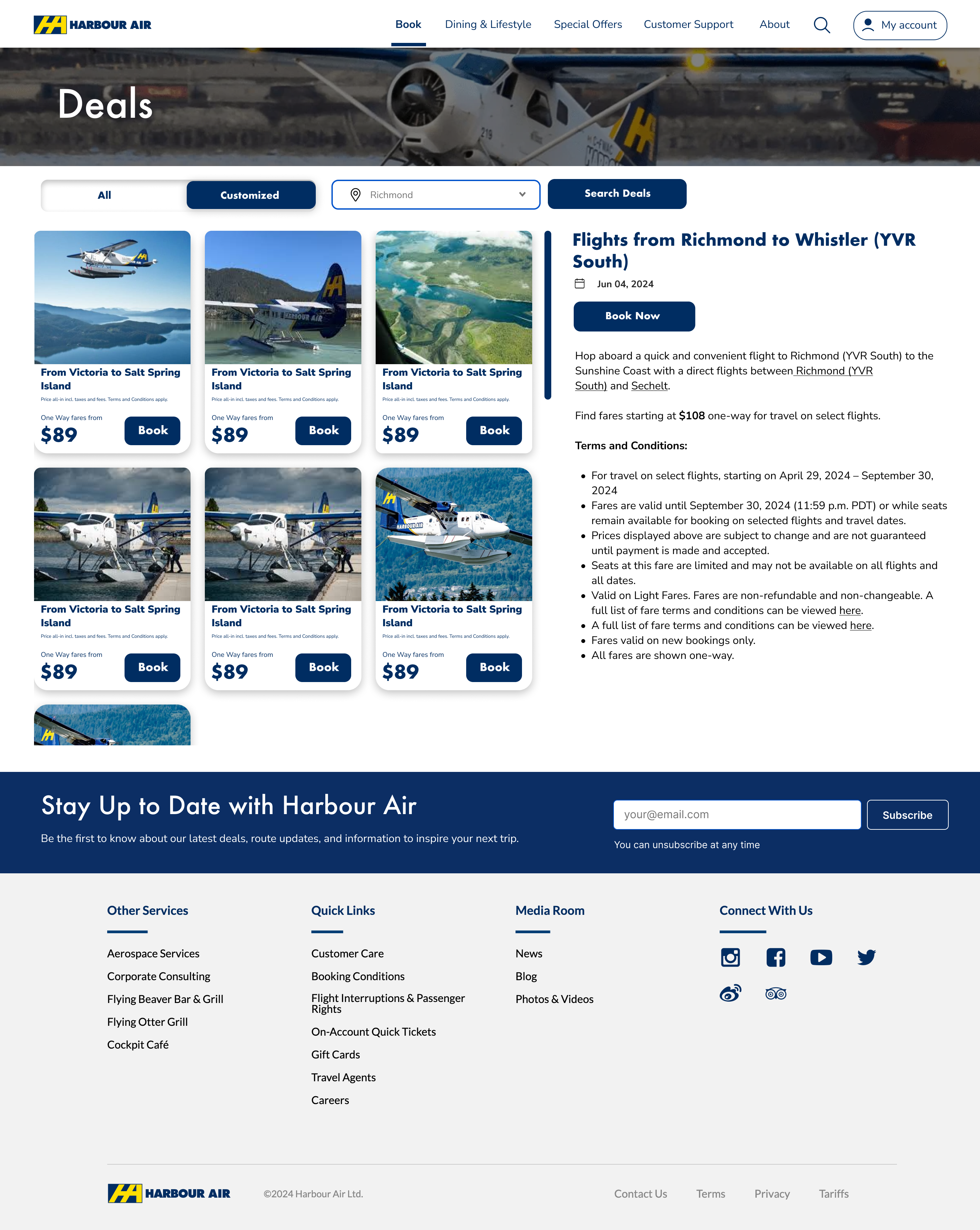 Deals & Fares
