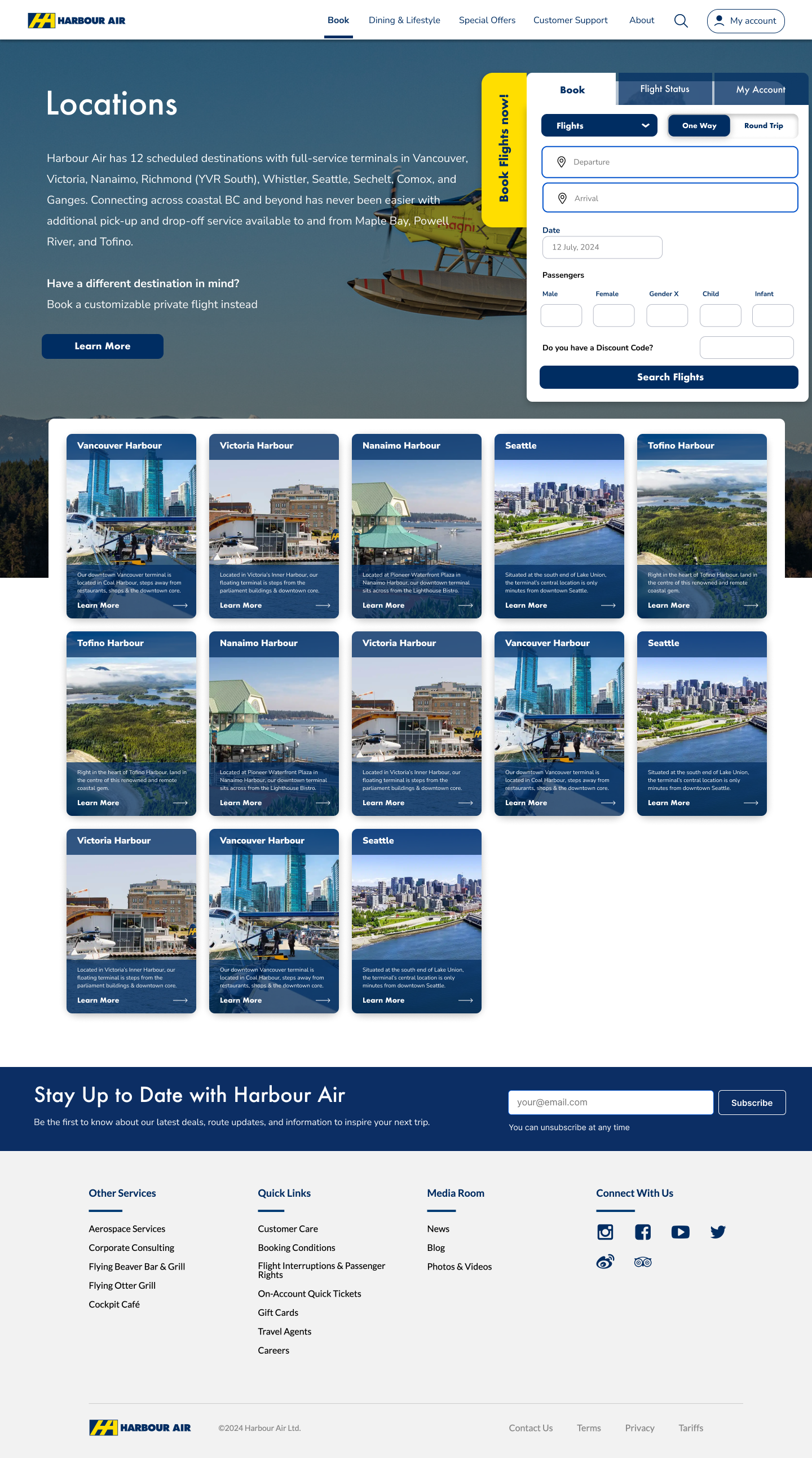 Locations Page