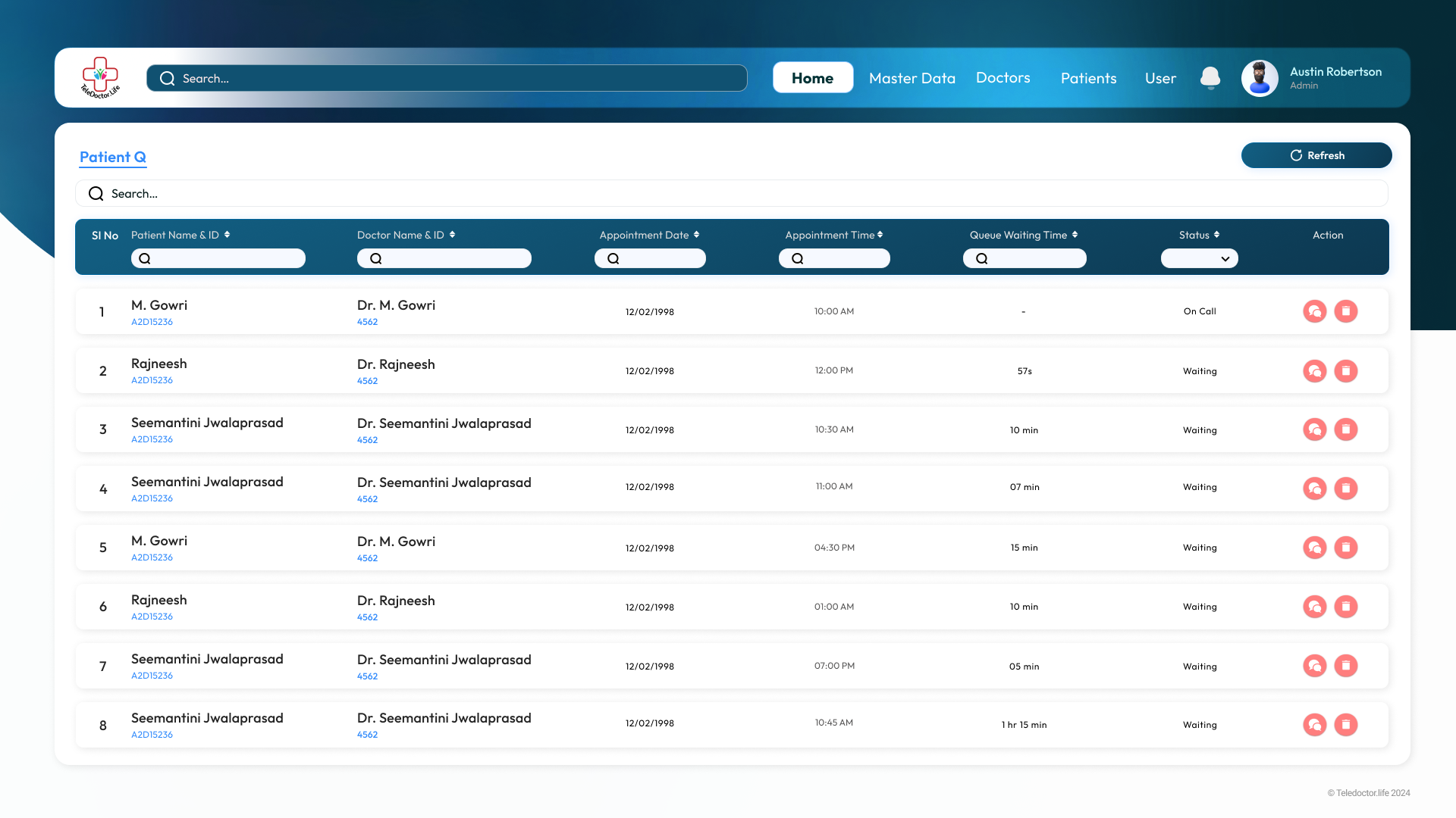 Admin Dashboard