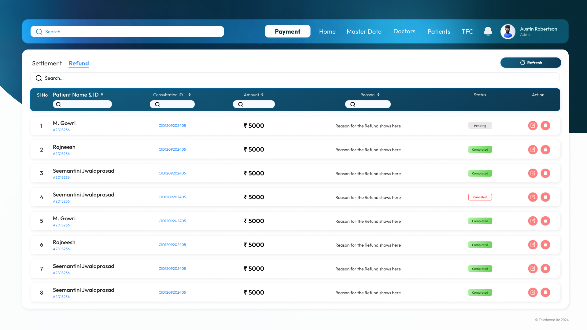 Payment & Refund